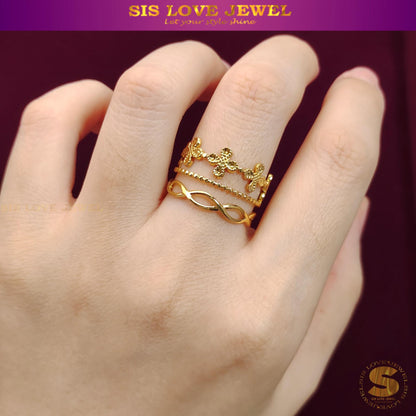 Simple Adjustable Ring R119