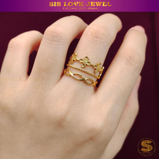 Simple Adjustable Ring R119