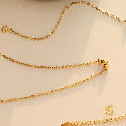 Triple Ball Charm Gold Plated Anklet A013