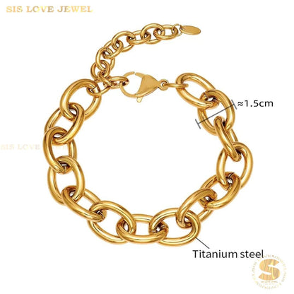 Sleek Cuban Chain Choker B253