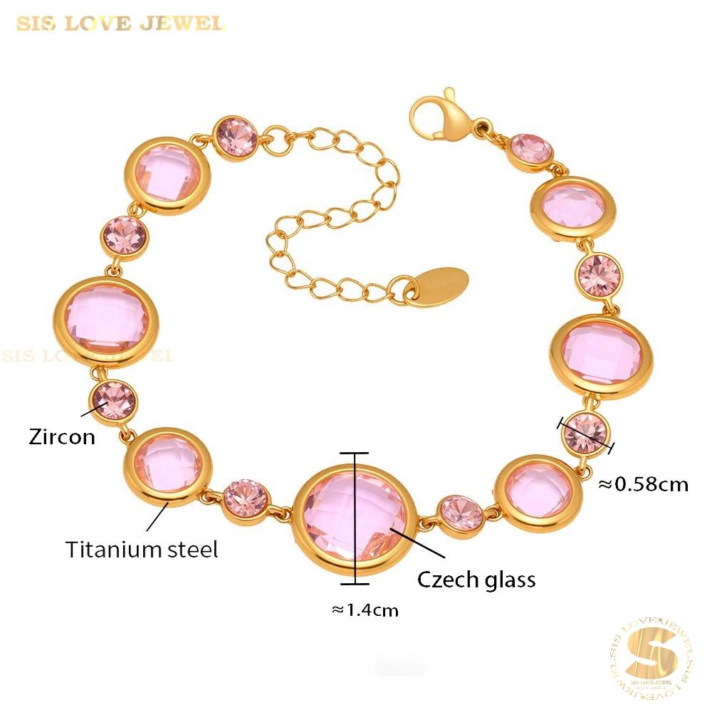 Crystal Tennis Bracelet B236