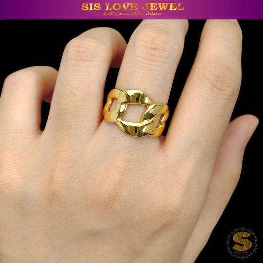 High-Shine Statement Ring R103