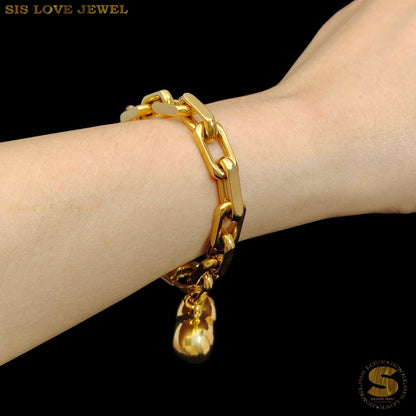 Big Love Pendant Chain Bracelet B209