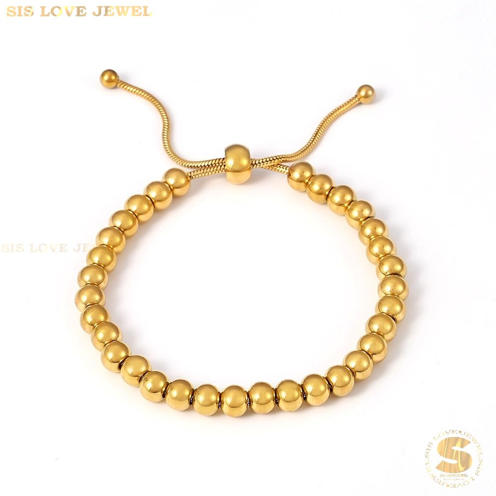 Boba Bead Adjustable Bracelet B178