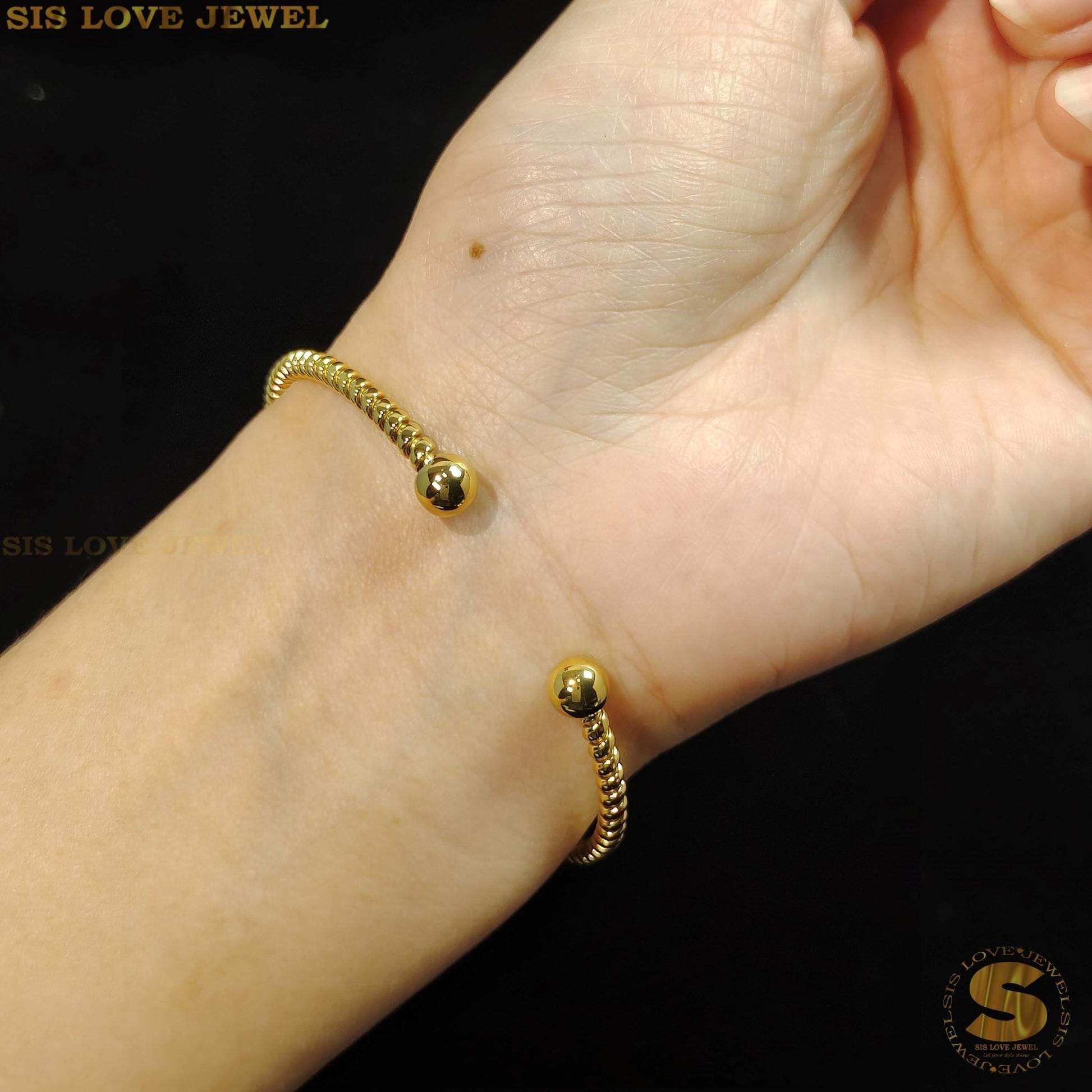 Boba Open Bangle H100