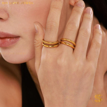 Radiant Touch Duo Adjustable Ring R130