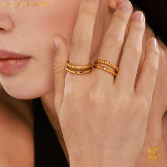Radiant Touch Duo Adjustable Ring R130