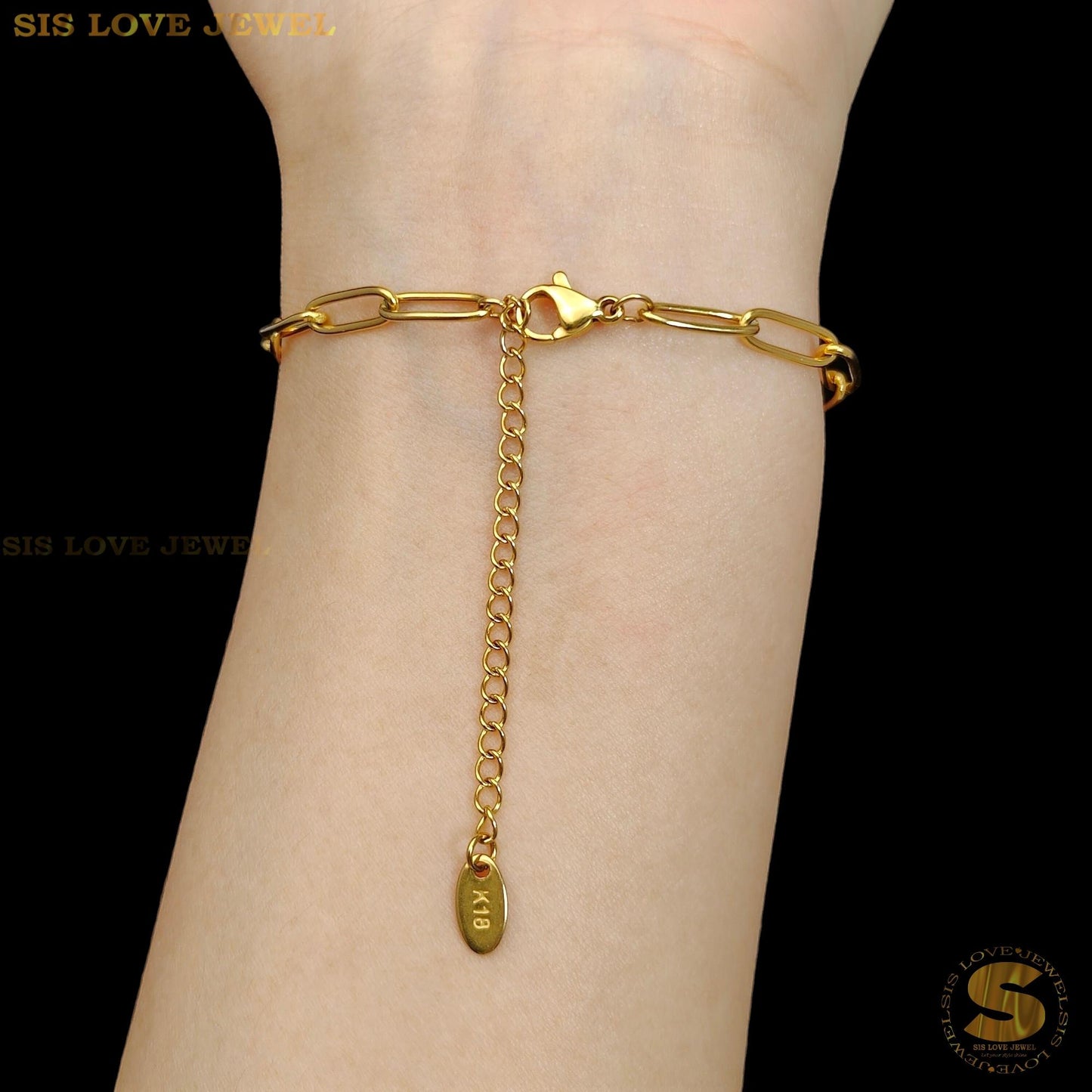 Paperclip Love Bracelet B194