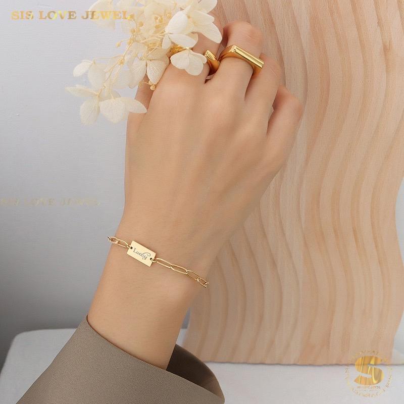 Lucky Paperclip Bracelet B128