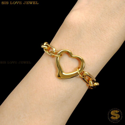 Big Love Thick Sauh Chain Bracelet B193