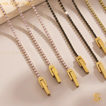 Elegant Thin Tennis Chain B259