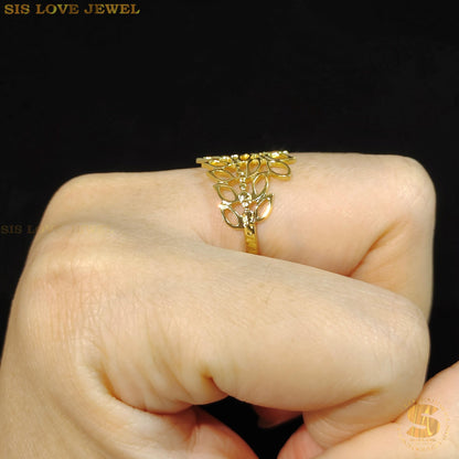 Adjustable Leaf Ring R077