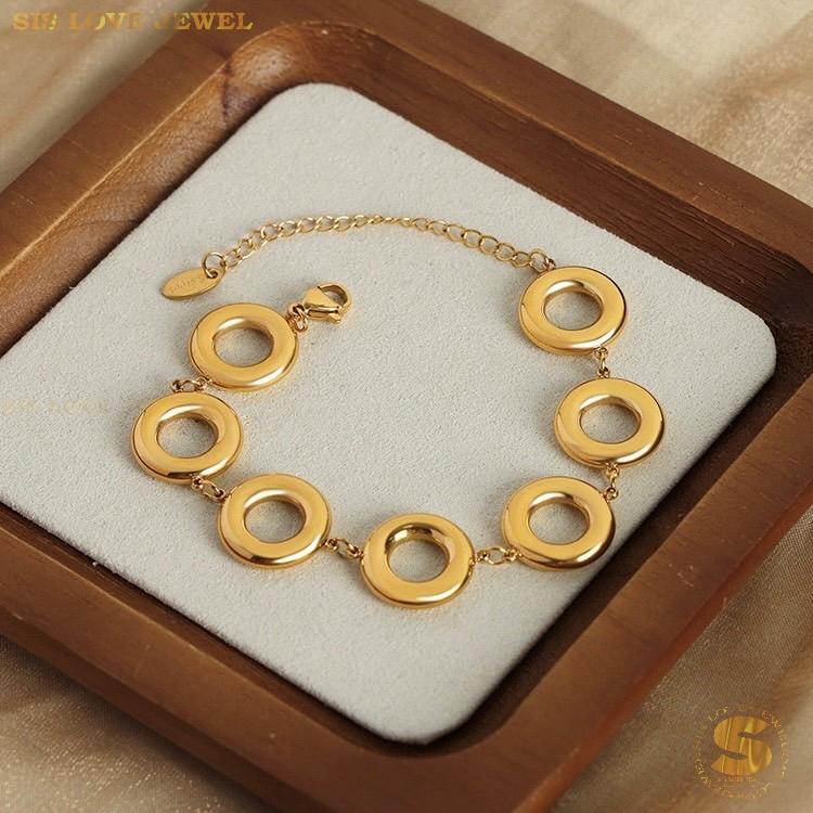 Dainty Donut Bracelet B133