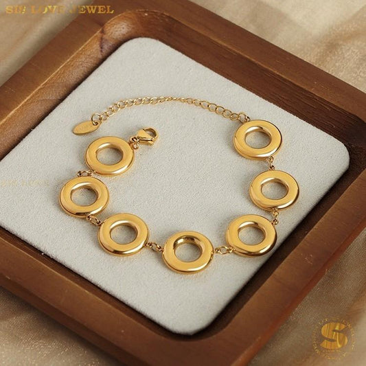 Dainty Donut Bracelet B133