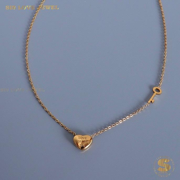 Romantic Love Key Necklace N159