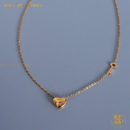 Romantic Love Key Necklace N159