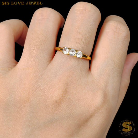 Zirconia Adjustable Ring R129