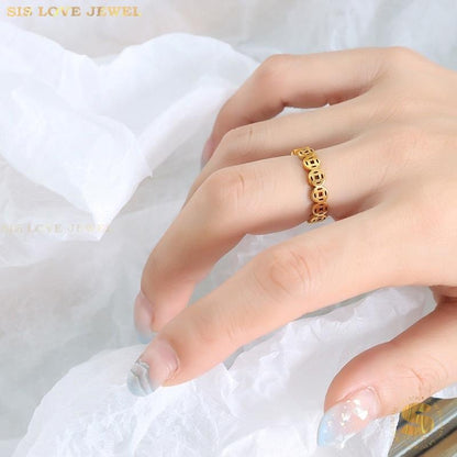 Lucky Money Coin Ring R115