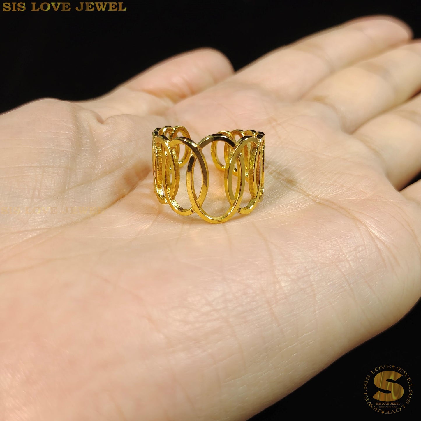 Simple Adjustable Ring R082