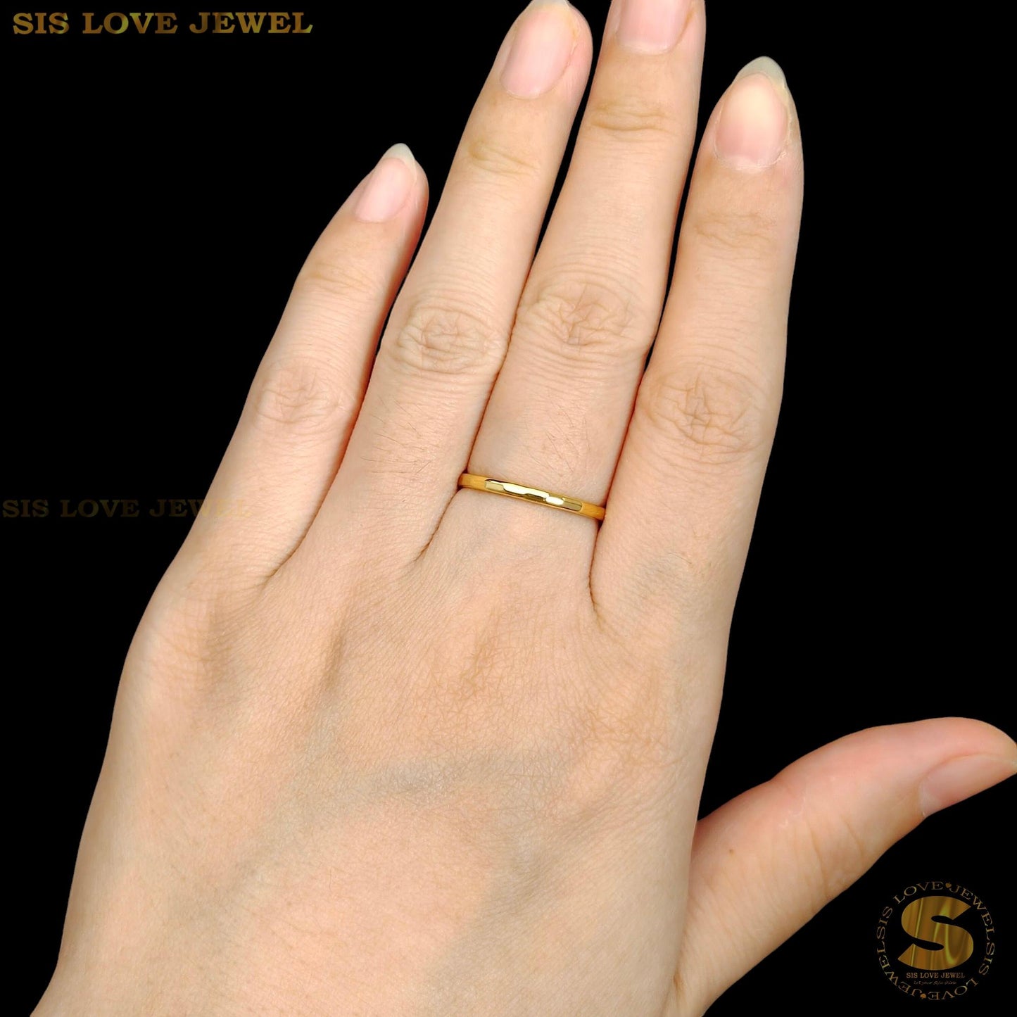 Simple Plain Ring R108
