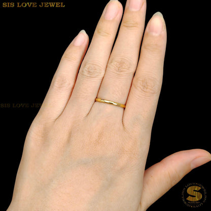 Simple Plain Ring R108
