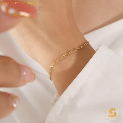 Simple Chain Bracelet B103