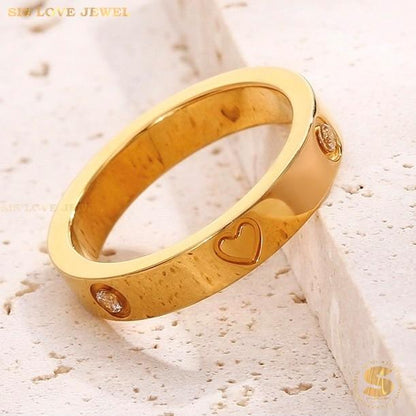 Love Zirconia Ring R034