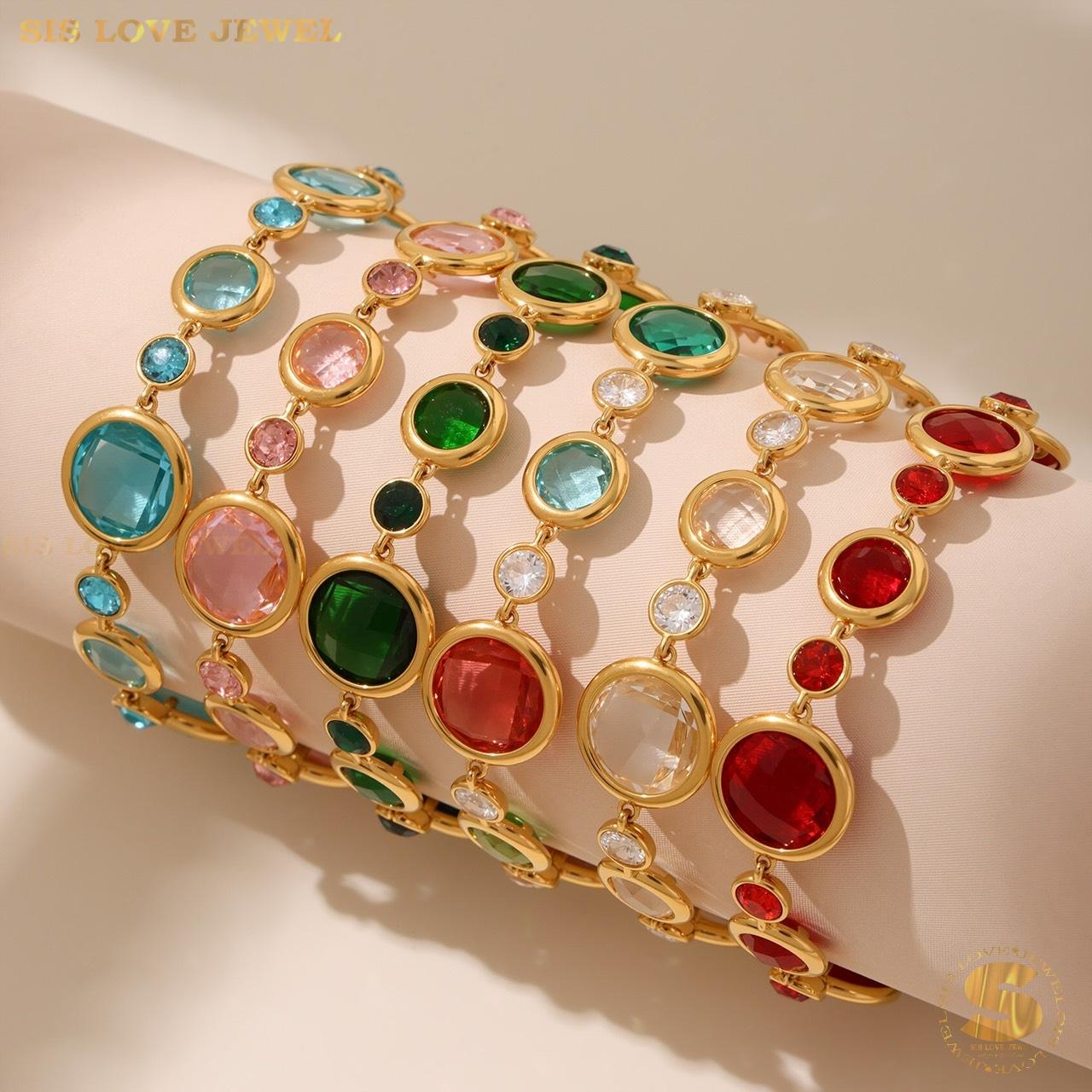 Crystal Tennis Bracelet B236