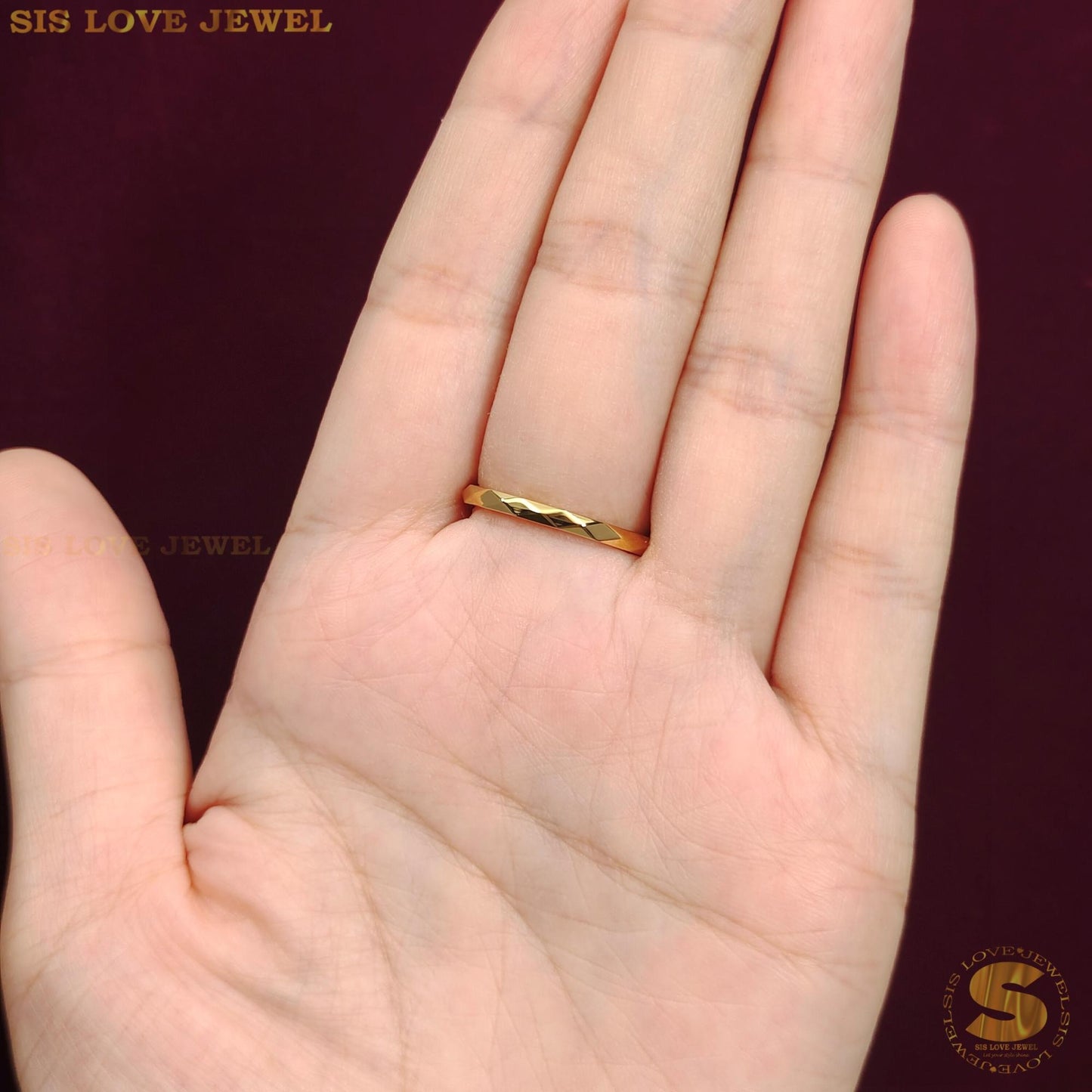 Blink-Blink Thin Ring R098