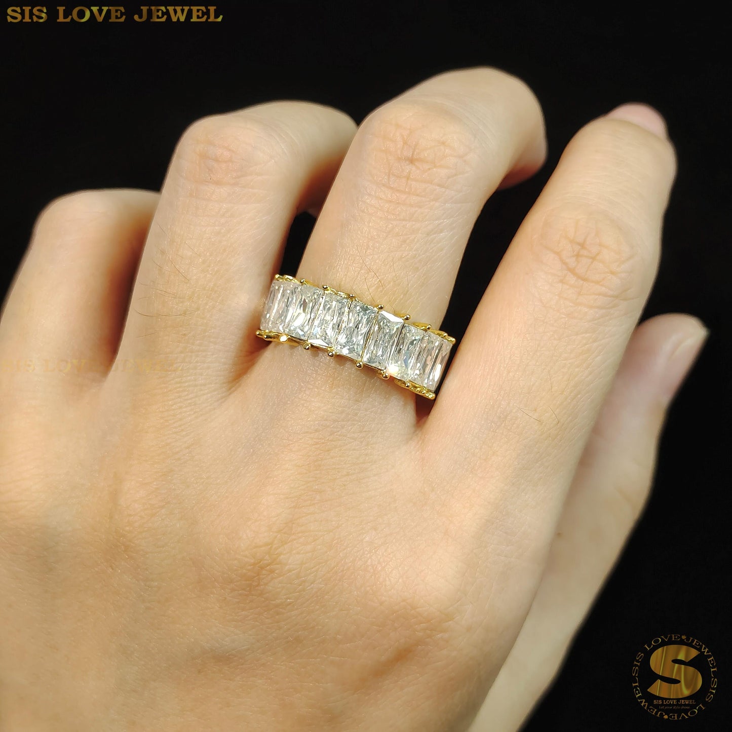 Full Cubic Zirconia Ring R088
