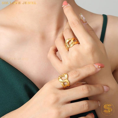 High-Shine Statement Ring R103