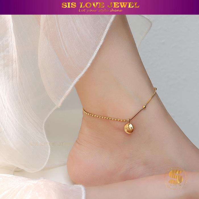 Lucky Charm Gold Plated Anklet A006