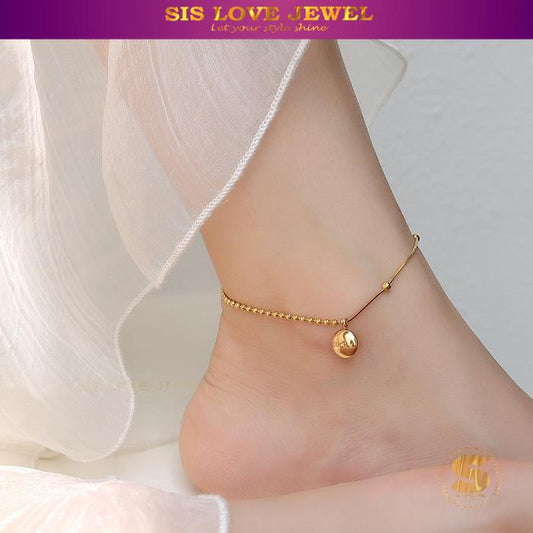 Lucky Charm Gold Plated Anklet A006