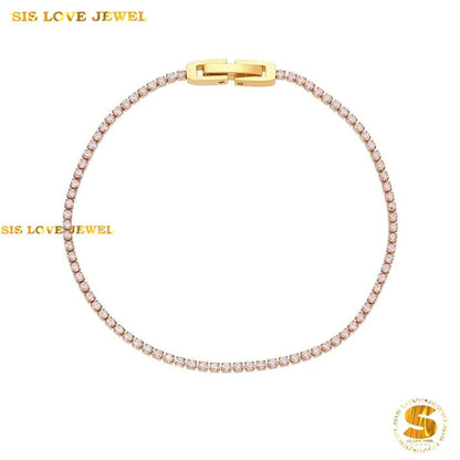 Elegant Thin Tennis Chain B259