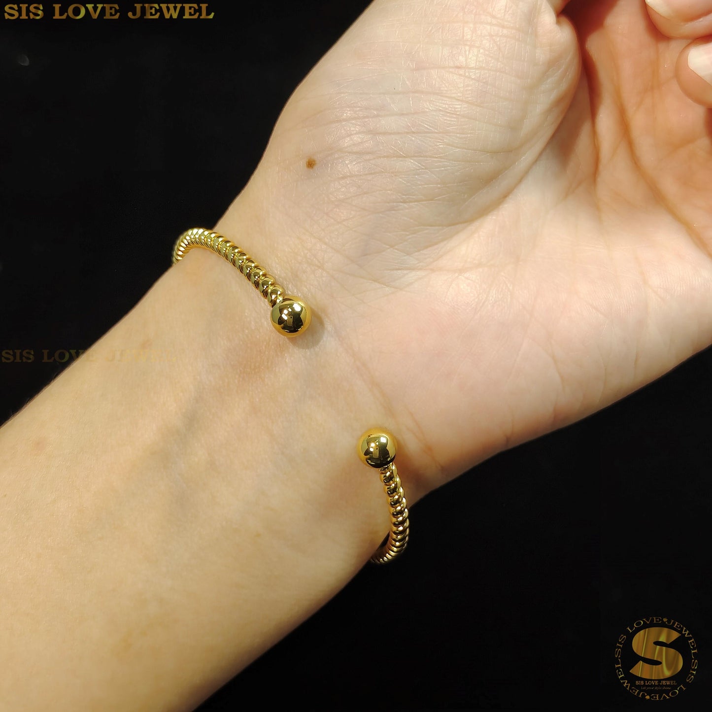 Boba Open Bangle H100
