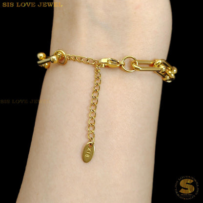 Link Chain Bracelet B026