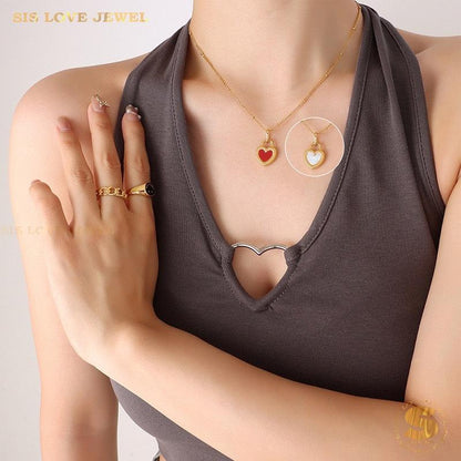 Two-Sided Love Necklace