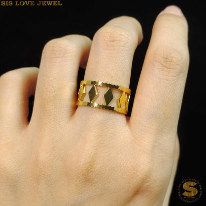 Adjustable Chic Cascade Ring R057