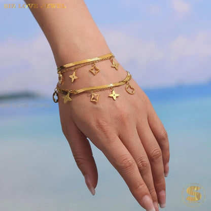 Double-Layer Snake Bracelet B224