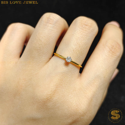 Luxe Aura Zircon Ring R053
