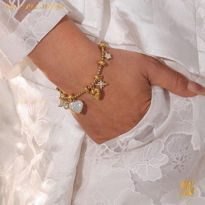 Starlight Love Charm Bracelet B212