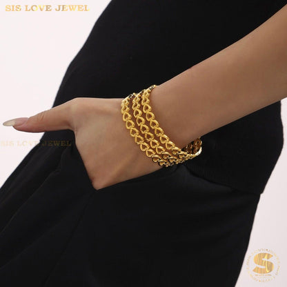 Hollow Love Bangle H162