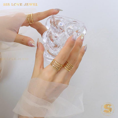 Trio of Love Band Ring R063