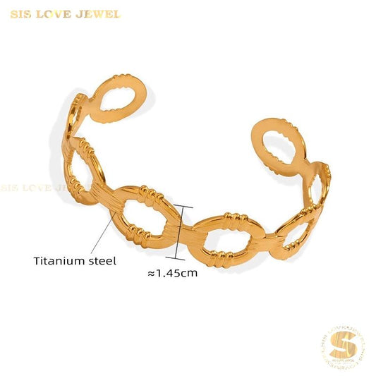 Modern Love Open Bangle H120