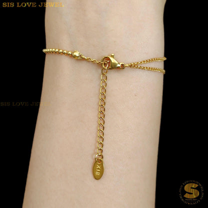 Love Mini Boba Chain Bracelet B170