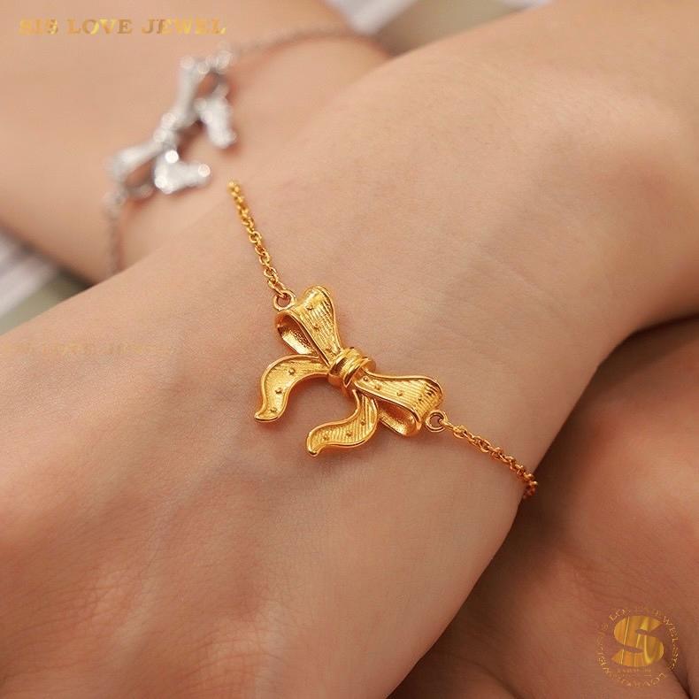 Ribbon Chain Bracelet B157