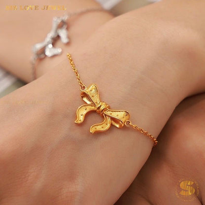 Ribbon Chain Bracelet B157