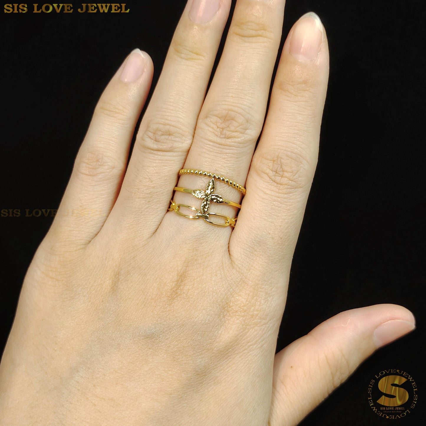 3-Layer Adjustable Ring R091