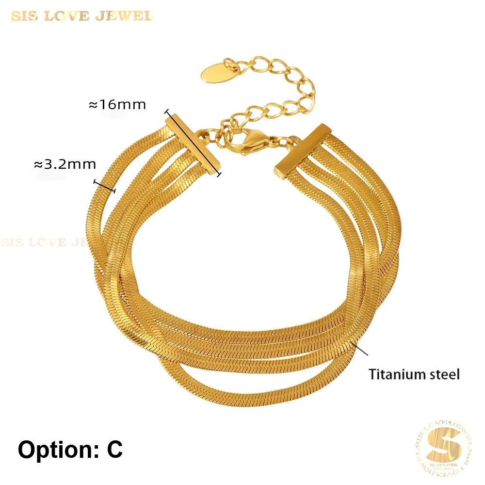 Snake Layer Chain Bracelet B199