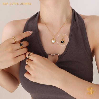 Two-Sided Love Necklace